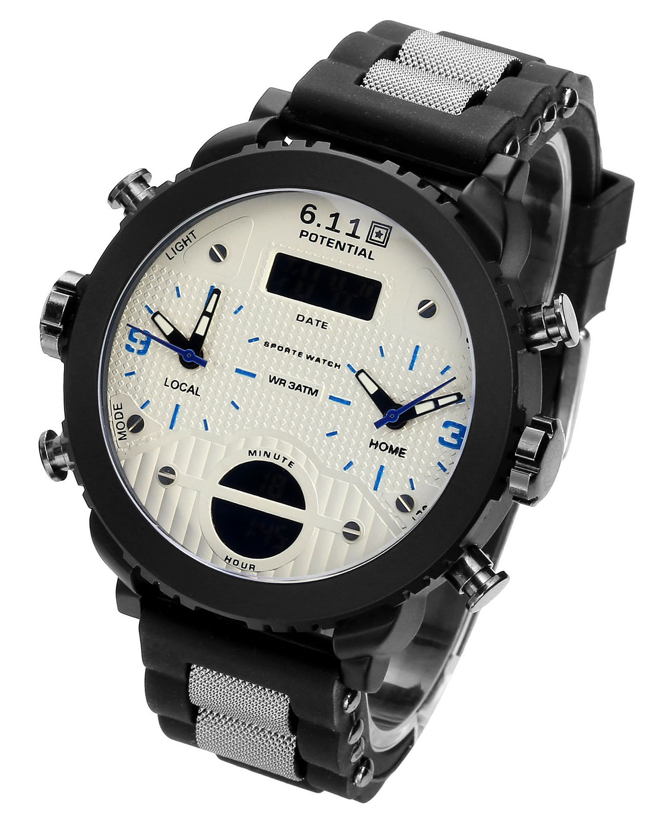 mens sports watch with stopwatch